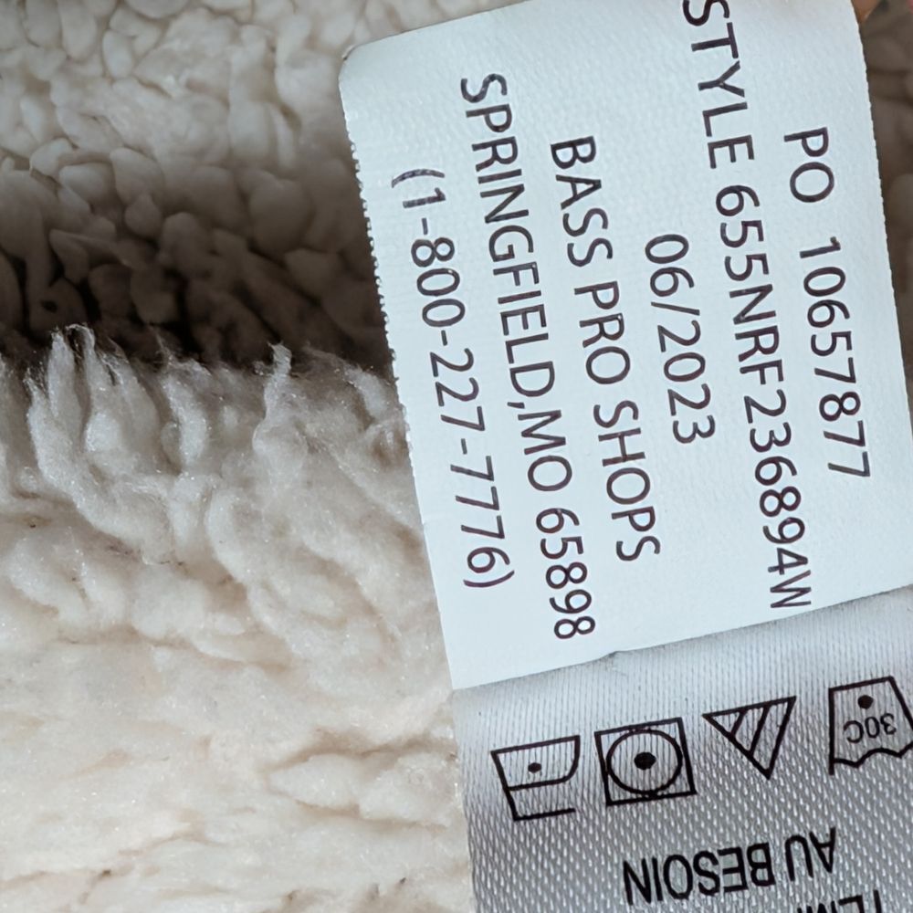 Natural Reflections Flannel Snap-Down Hooded Long… - image 7